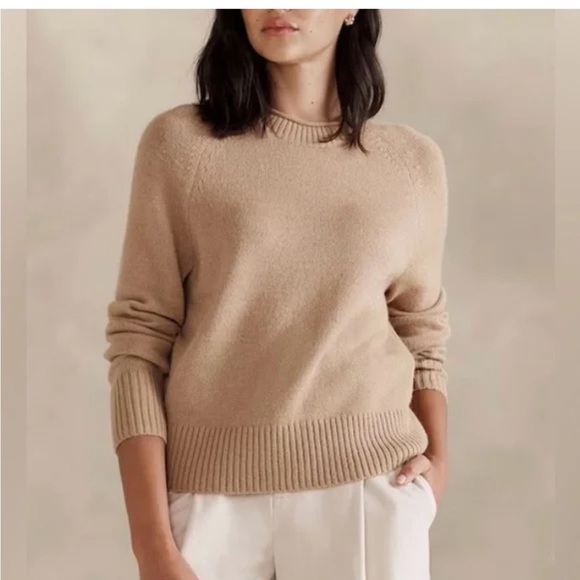 magaschoni modal natural/beige sweater, size XS. - Picture 1 of 9